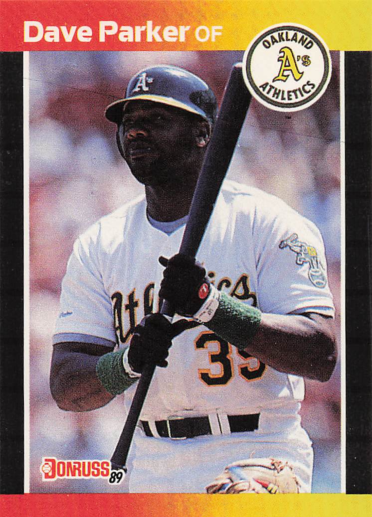 1989 Donruss Baseball Dave Parker #150d