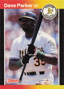 1989 Donruss Baseball Dave Parker #150d