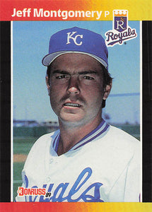 1989 Donruss Baseball Jeff Montgomery #440b