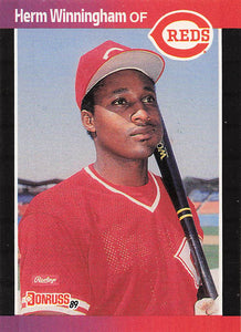 1989 Donruss Baseball Herm Winningham #435