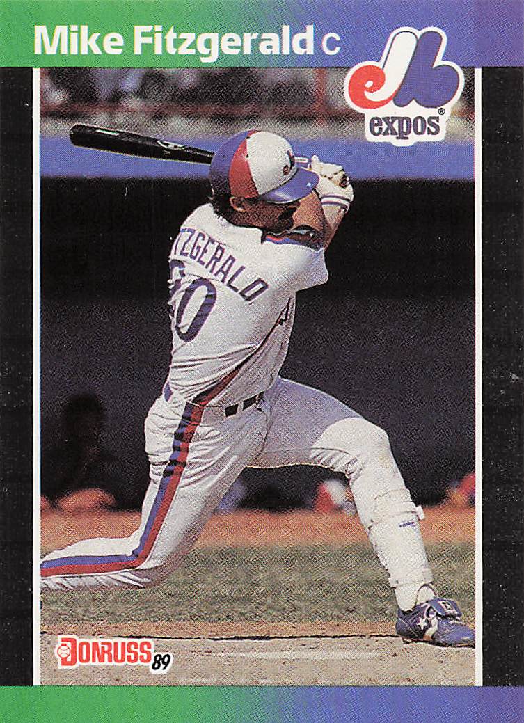 1989 Donruss Baseball Mike Fitzgerald #456