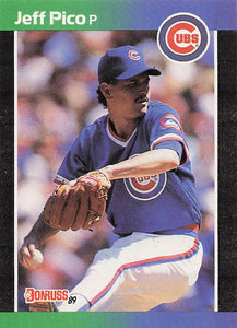 1989 Donruss Baseball Jeff Pico #513b Rookie