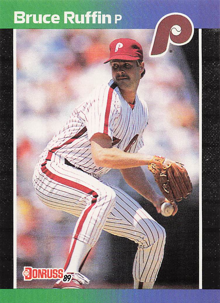 1989 Donruss Baseball Bruce Ruffin #515c