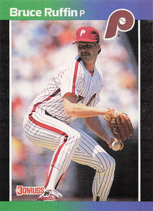 1989 Donruss Baseball Bruce Ruffin #515c