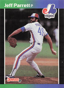 1989 Donruss Baseball Jeff Parrett #334