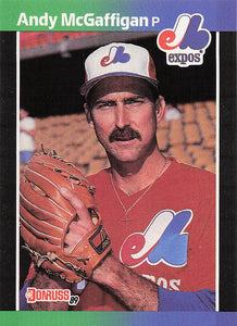 1989 Donruss Baseball Andy McGaffigan #338