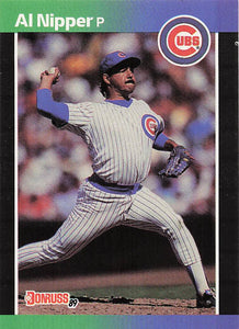 1989 Donruss Baseball Al Nipper #394c