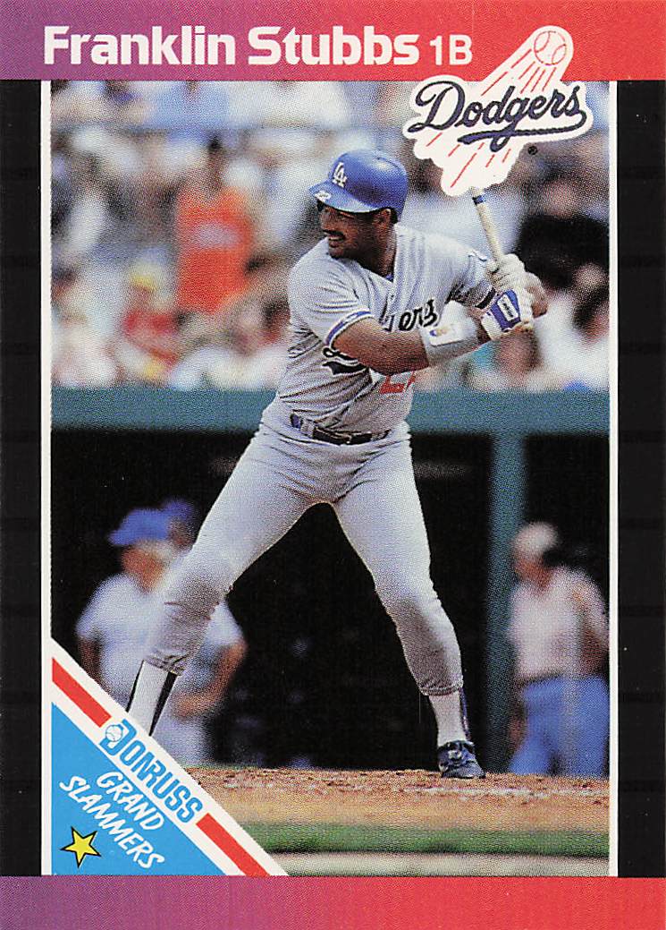 1989 Donruss Baseball Grand Slammers Franklin Stubbs #9