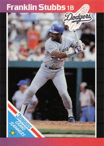 1989 Donruss Baseball Grand Slammers Franklin Stubbs #9