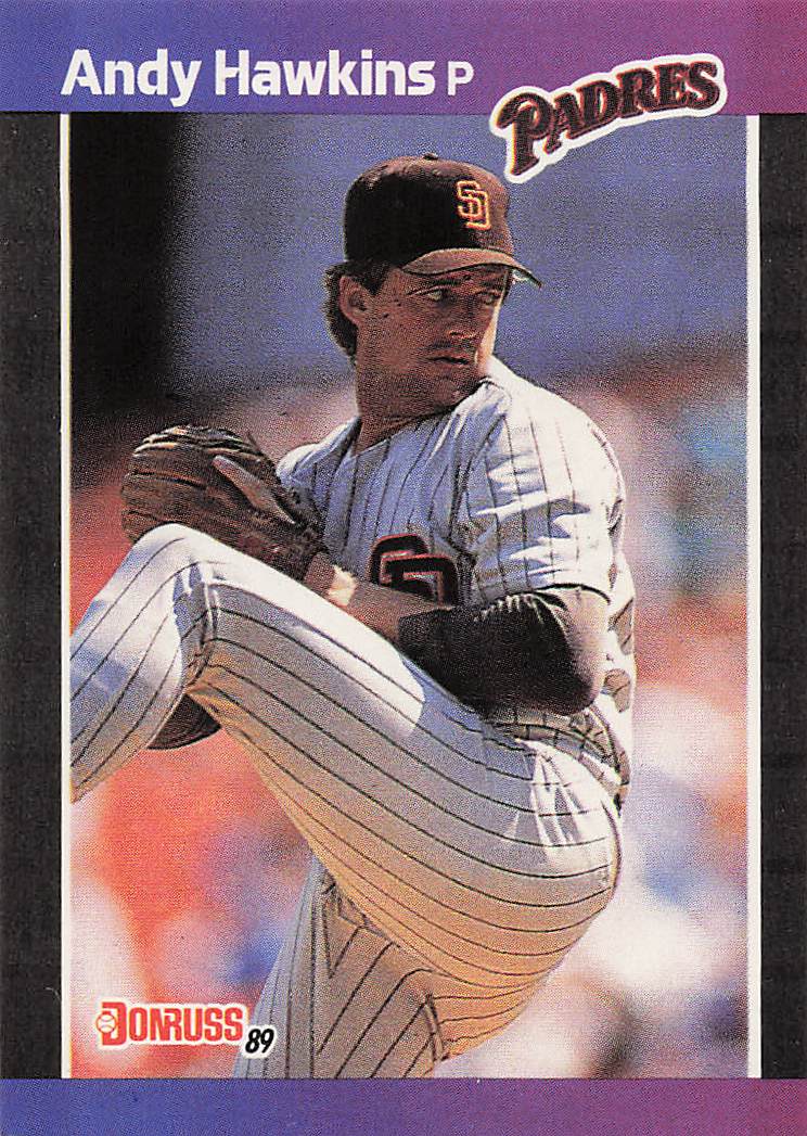1989 Donruss Baseball Andy Hawkins #583d