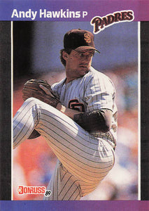 1989 Donruss Baseball Andy Hawkins #583d