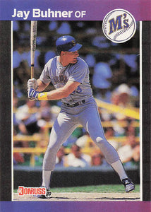 1989 Donruss Baseball Jay Buhner #581b