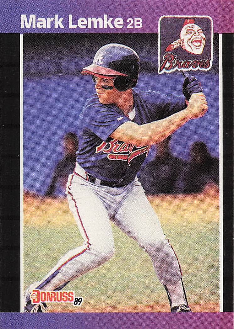 1989 Donruss Baseball Mark Lemke #523 Rookie