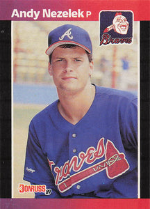 1989 Donruss Baseball Andy Nezelek #616c Rookie