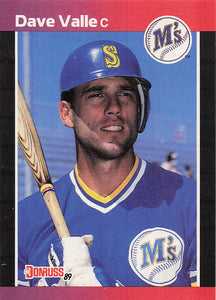 1989 Donruss Baseball Dave Valle #614