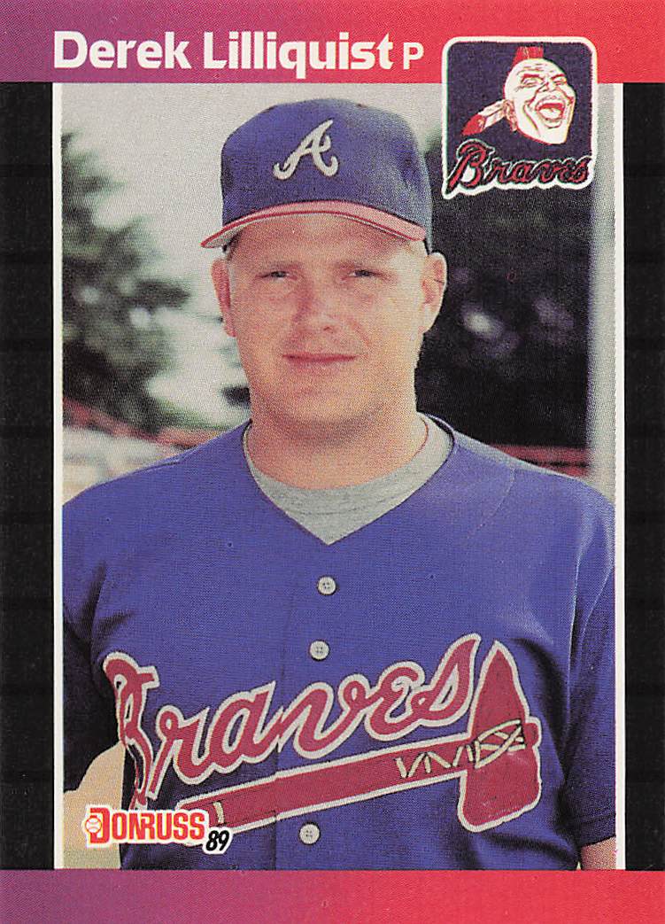 1989 Donruss Baseball Derek Lilliquist #653d Rookie