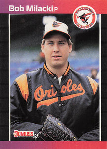 1989 Donruss Baseball Bob Milacki #651 Rookie