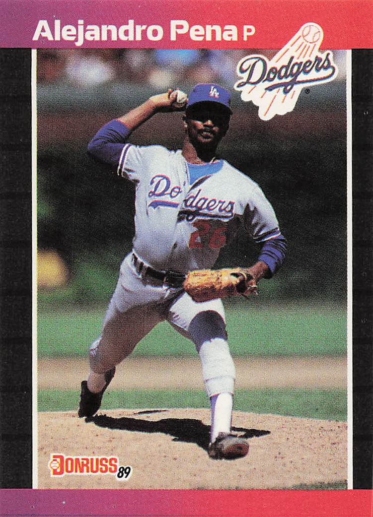 1989 Donruss Baseball Alejandro Pena #557