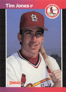 1989 Donruss Baseball Tim Jones #555 Rookie