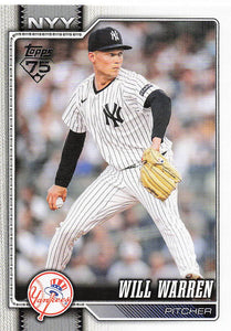 2026 Topps Baseball Will Warren #176