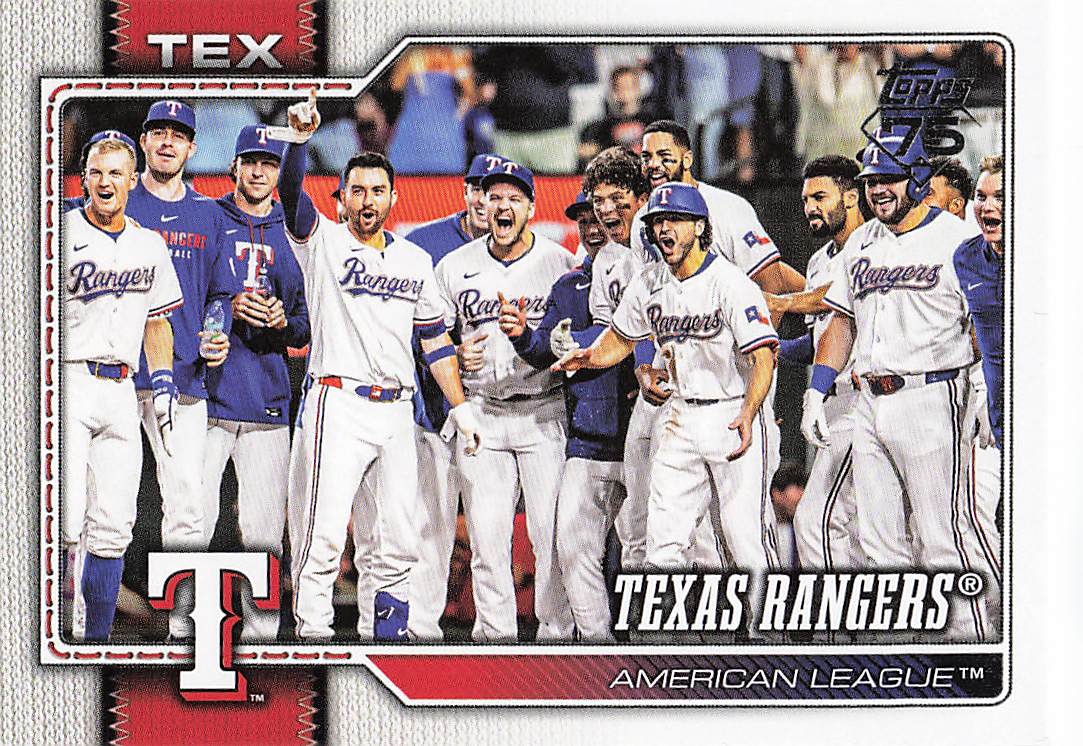 2026 Topps Baseball Texas Rangers #258