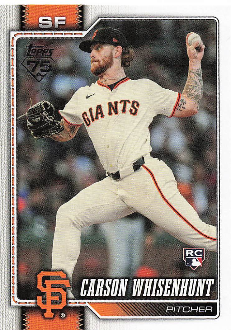 2026 Topps Baseball Carson Whisenhunt #184 Rookie