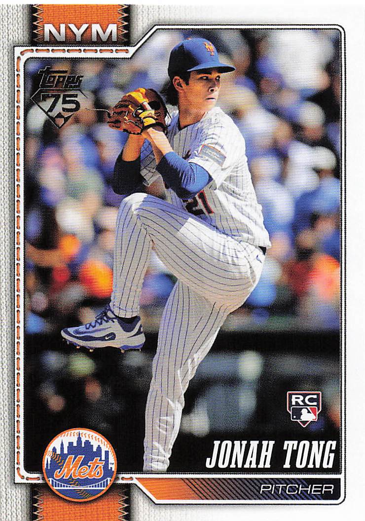 2026 Topps Baseball Jonah Tong #4 Rookie