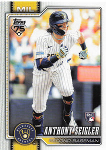 2026 Topps Baseball Anthony Seigler #286 Rookie