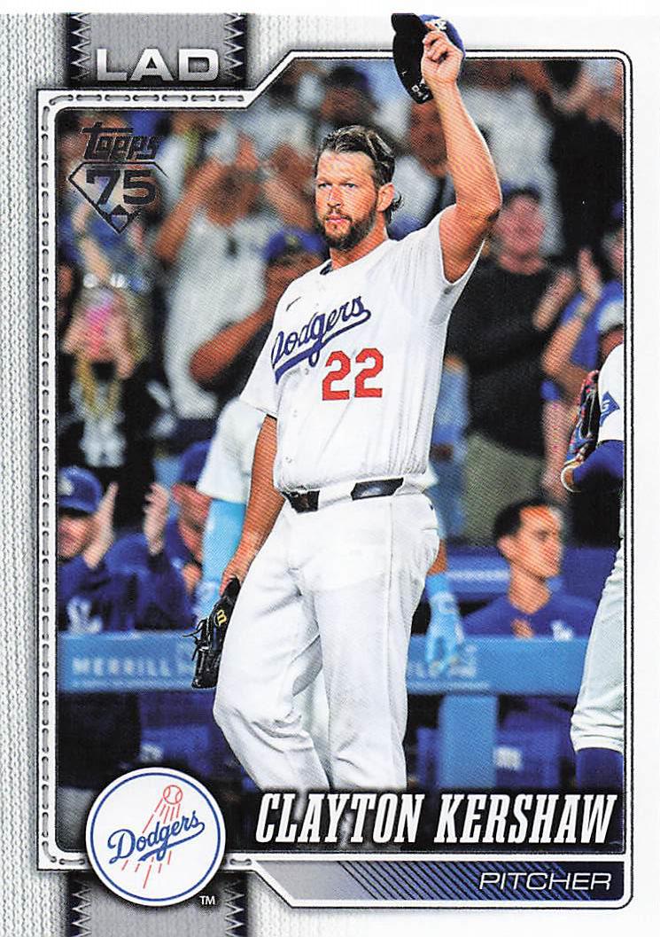 2026 Topps Baseball Clayton Kershaw #22