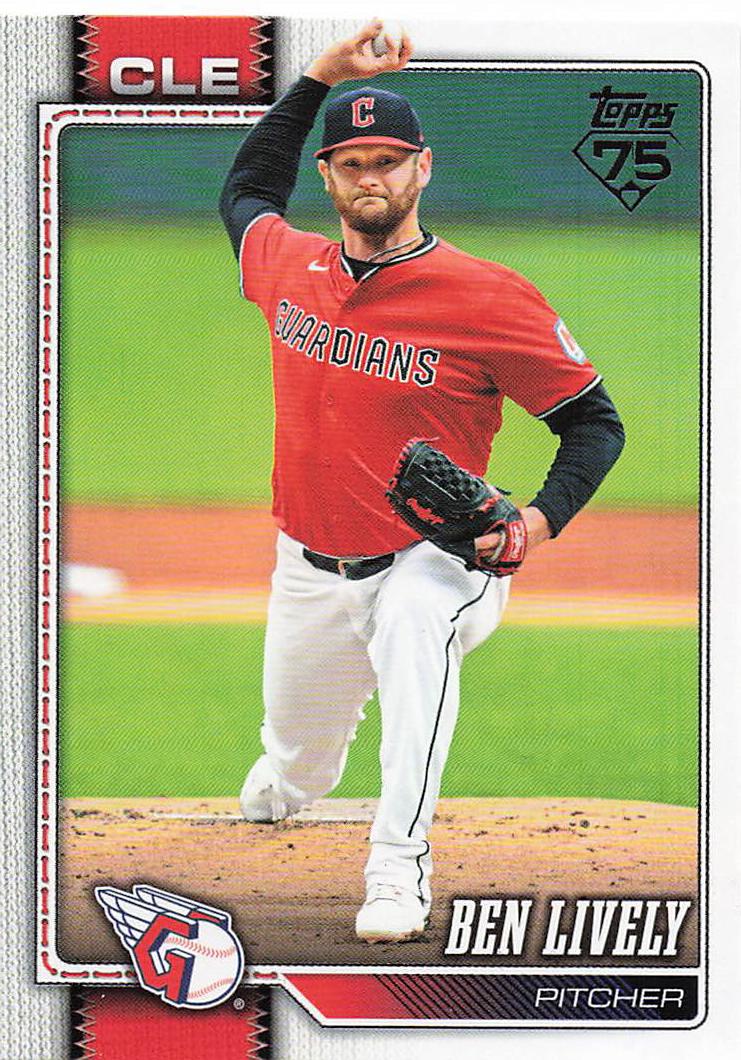 2026 Topps Baseball Ben Lively #109