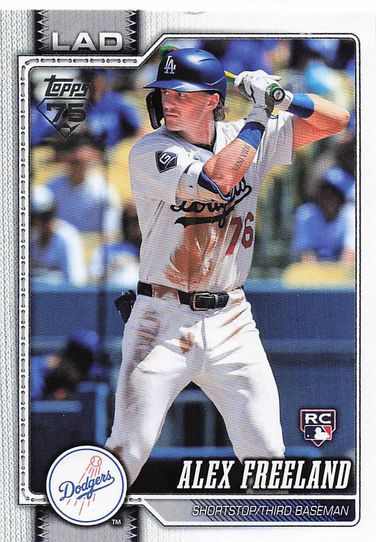 2026 Topps Baseball Alex Freeland #74 Rookie
