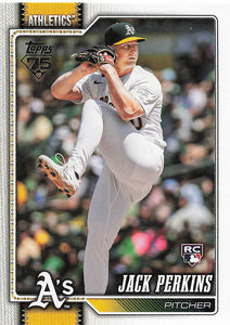 2026 Topps Baseball Jack Perkins #206 Rookie