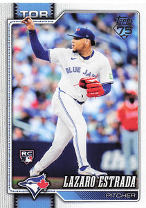 2026 Topps Baseball Lazaro Estrada #299 Rookie