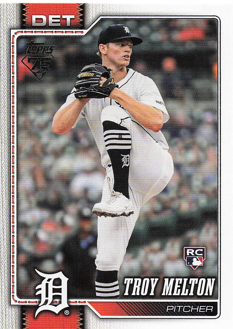 2026 Topps Baseball Troy Melton #212 Rookie