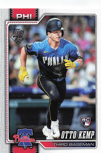 2026 Topps Baseball Otto Kemp #187 Rookie