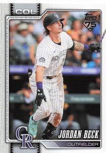 2026 Topps Baseball Jordan Beck #12