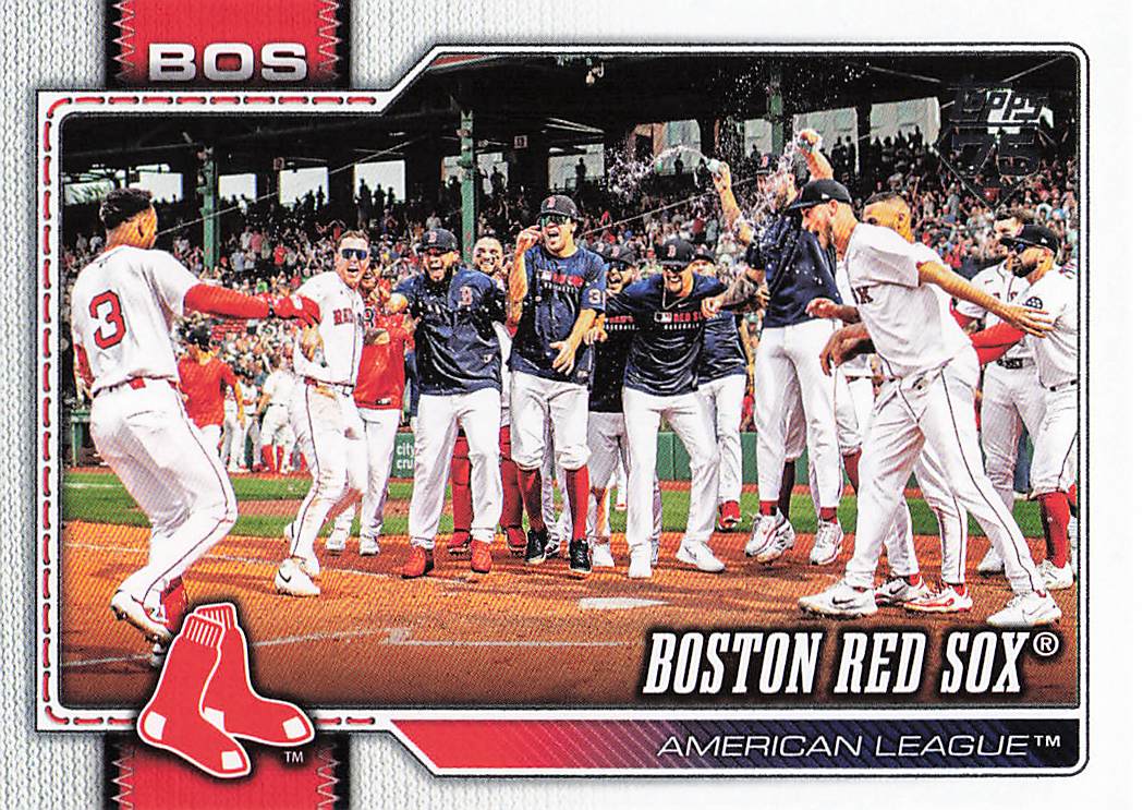 2026 Topps Baseball Boston Red Sox #198
