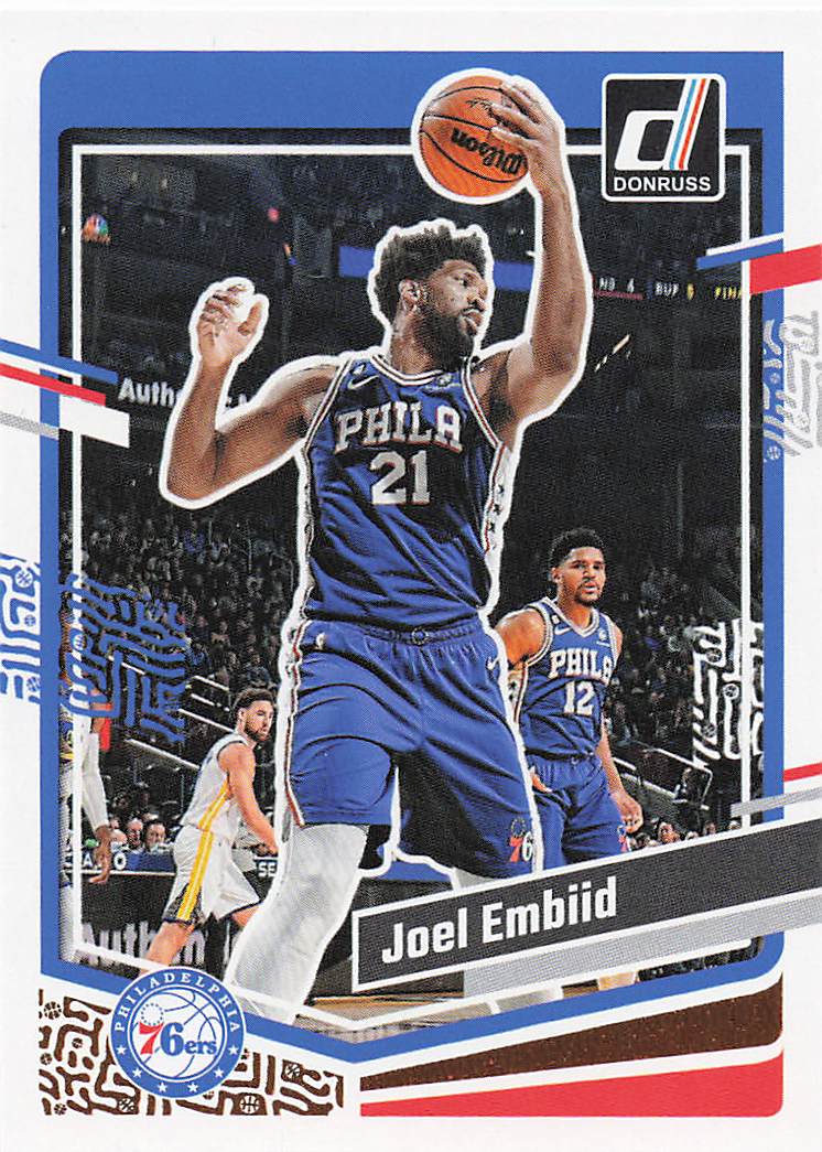 2023-24 Donruss Basketball Joel Embiid #110