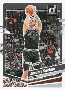 2023-24 Donruss Basketball Jeremy Sochan #168