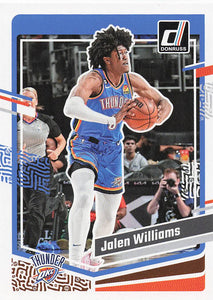2023-24 Donruss Basketball Jalen Williams #76