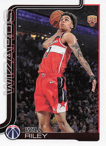 2025-26 Topps Basketball Will Riley #221 Rookie