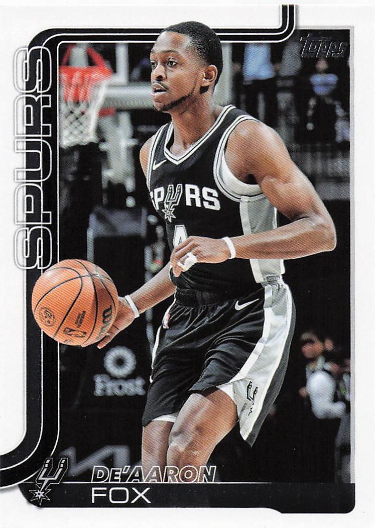 2025-26 Topps Basketball De'Aaron Fox #196