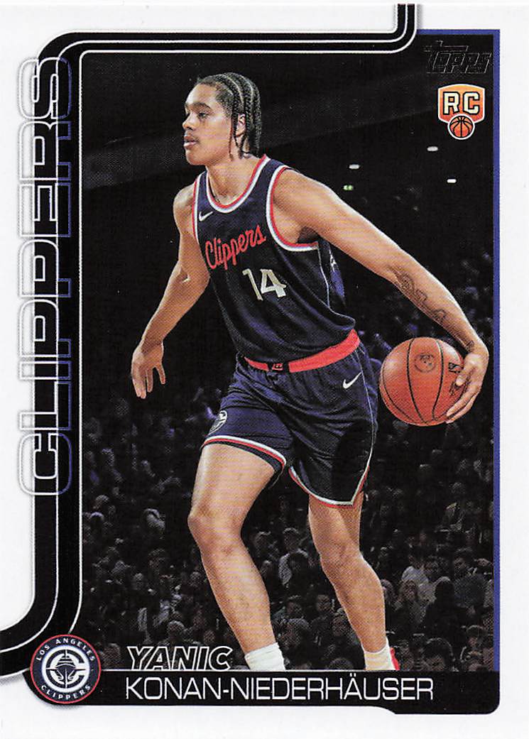 2025-26 Topps Basketball Yanic Konan-Niederhäuser #230 Rookie