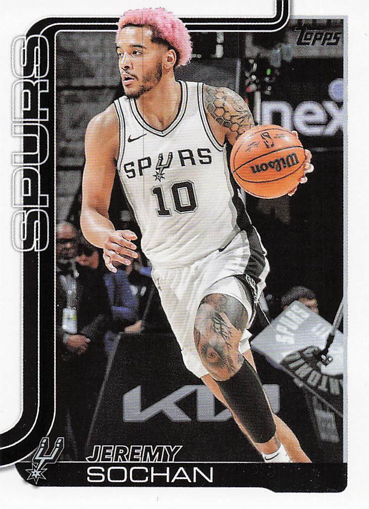 2025-26 Topps Basketball Jeremy Sochan #199