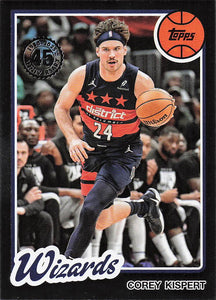 2025-26 Topps Basketball 1980-81 Topps Basketball Corey Kispert #80BK-13