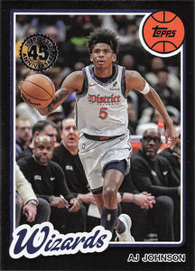 2025-26 Topps Basketball 1980-81 Topps Basketball AJ Johnson #80BK-18
