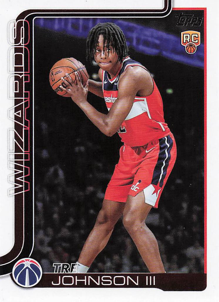 2025-26 Topps Basketball Tre Johnson III #206 Rookie