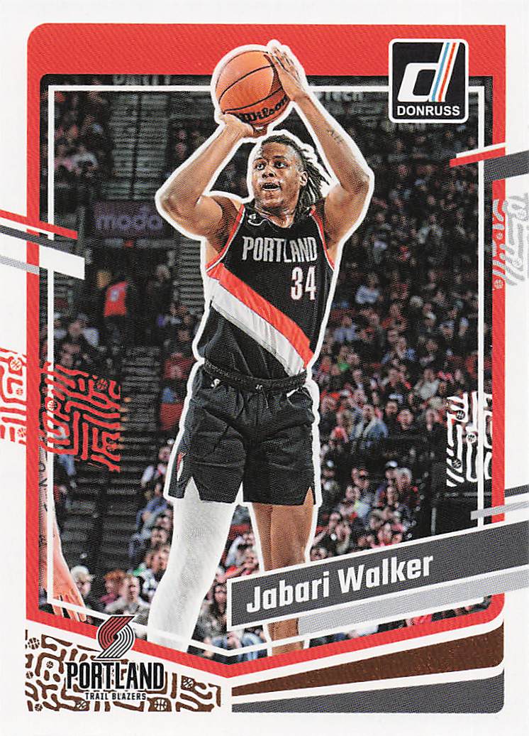 2023-24 Donruss Basketball Jabari Walker #156