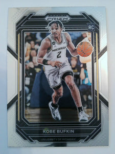 2023 Panini Prizm Draft Picks Basketball Kobe Bufkin #22