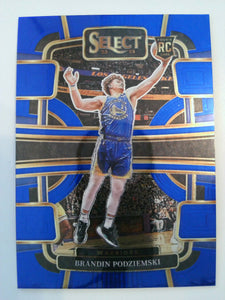 2023-24 Panini Select Basketball Blue (Retail Base) Brandin Podziemski #93 RC